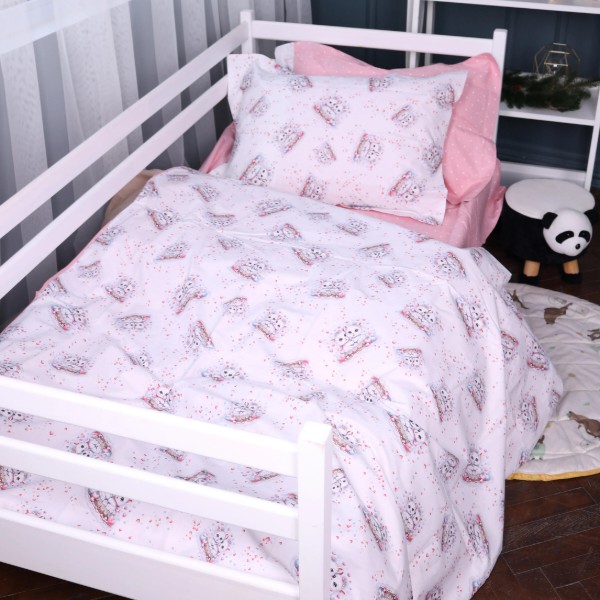 Фото - Комплект постельного белья MirSon Poplin Line Kids 04 Cats 220х240 (2200009714177)
